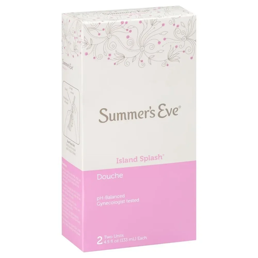 Summer's Eve Island Splash Cleansing Douche 2ct pH Balanced 4.5 oz Each